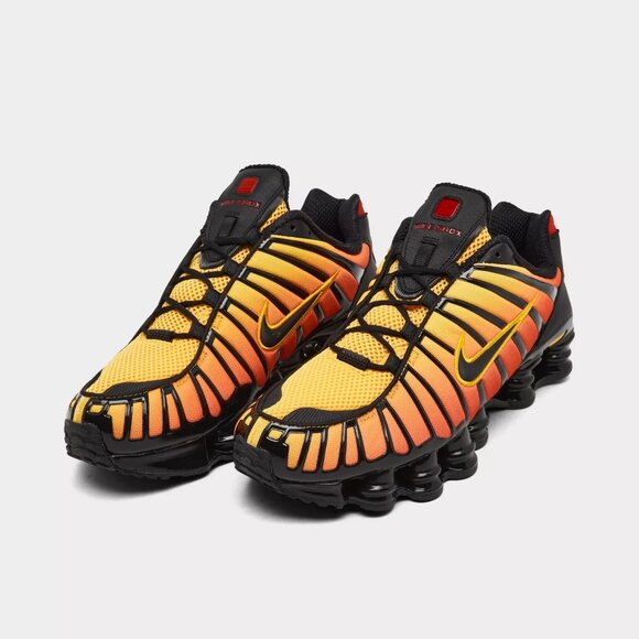 Nike Shox TL Shoes Black University Red Amarillo AV3595-004 Sz:12 | NWB no lid - Picture 2 of 11